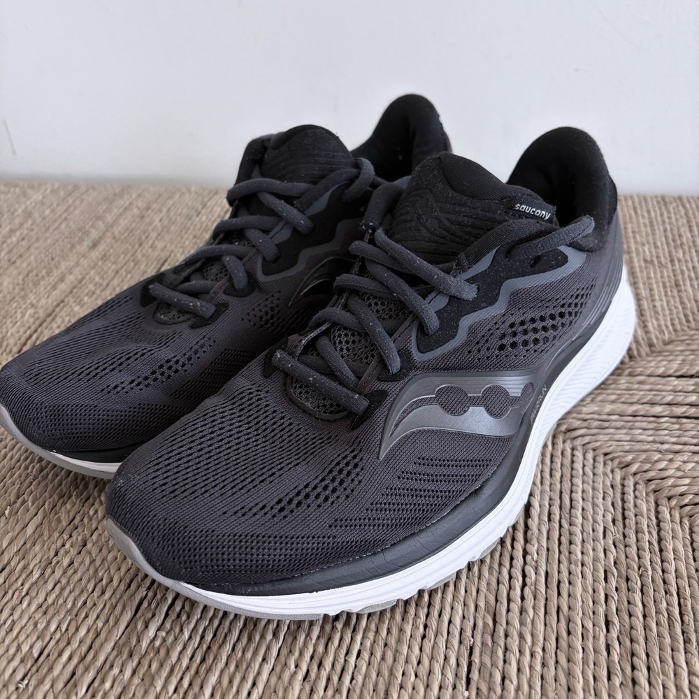 Saucony Ride 14 Running Shoes Women Sz 10 Black S10650-45 Sneakers